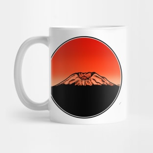 Mt St Helens Sunset Mug